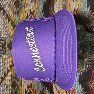 Vintage Connecticut Purple Foam/Mesh Souvenir Trucker